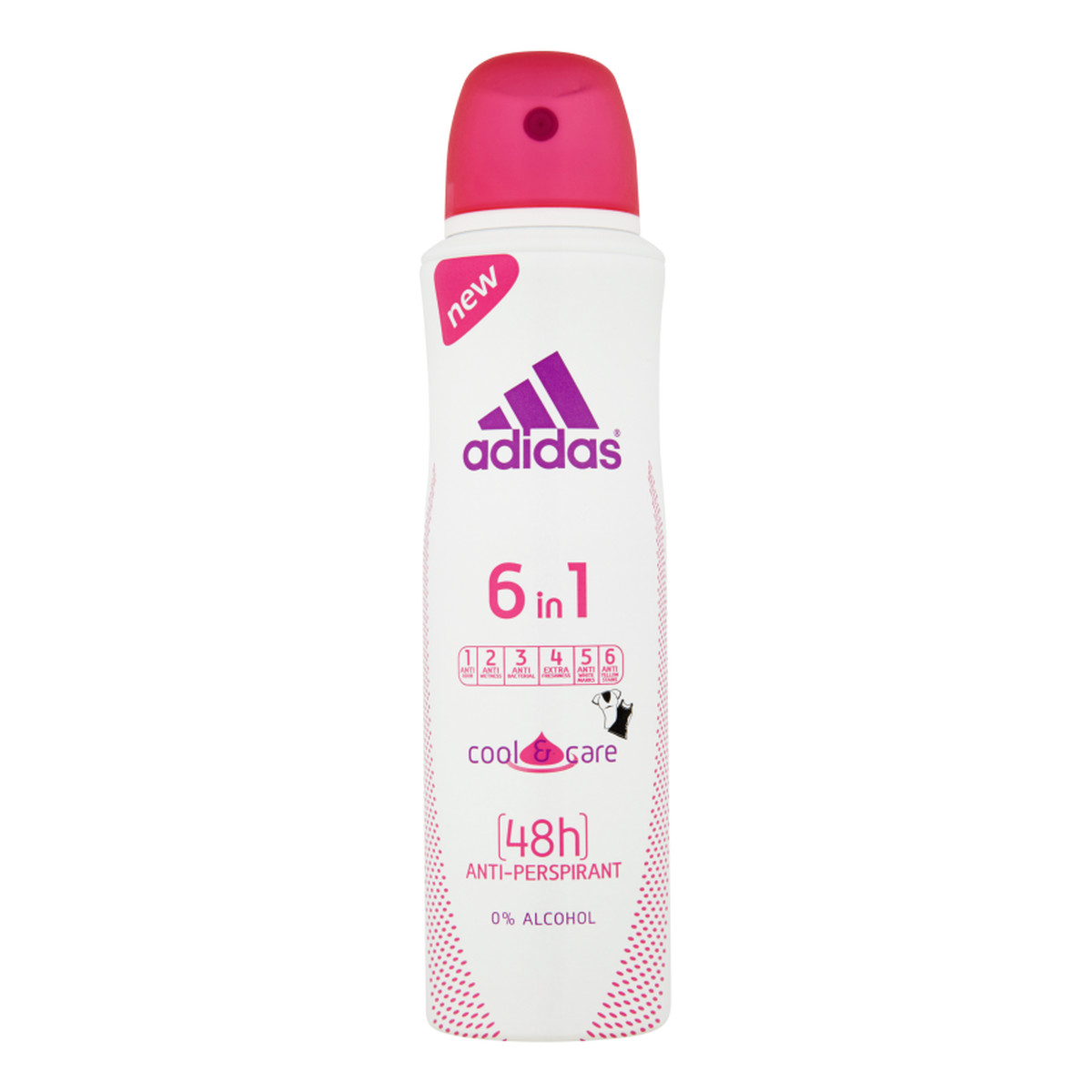 Adidas Cool & Care Women Dezodorant Spray 6w1 150ml