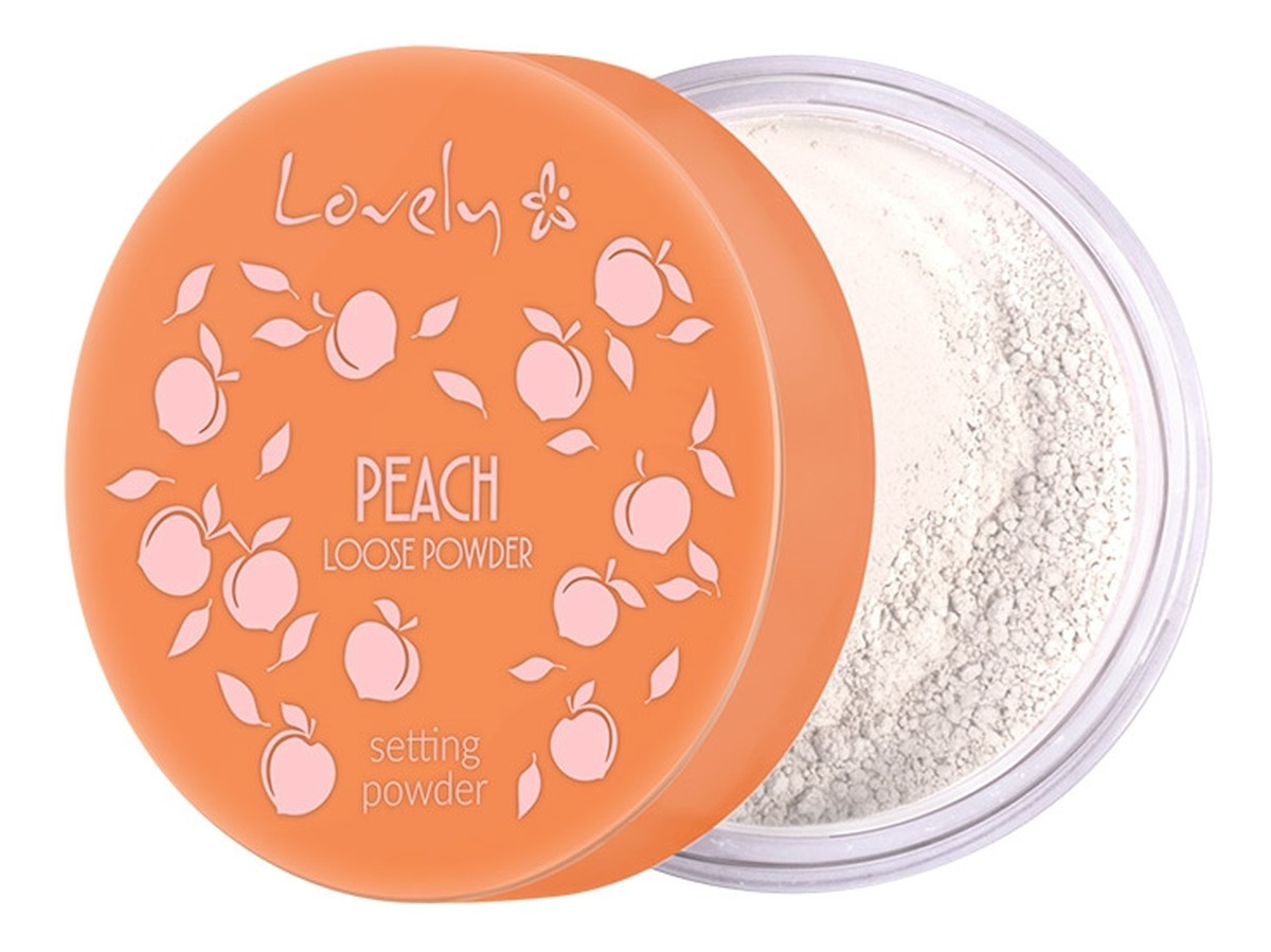 Peach Setting Loose Powder Transparentny puder do twarzy