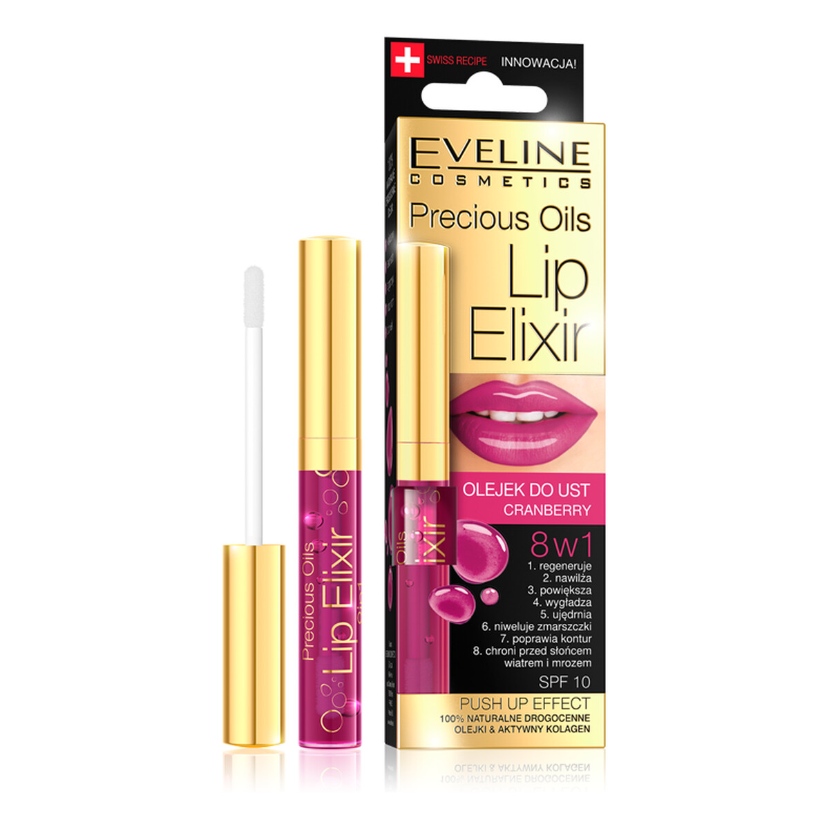 Eveline Precious Oil Lip Elixir Olejek Do Ust 8w1 7ml
