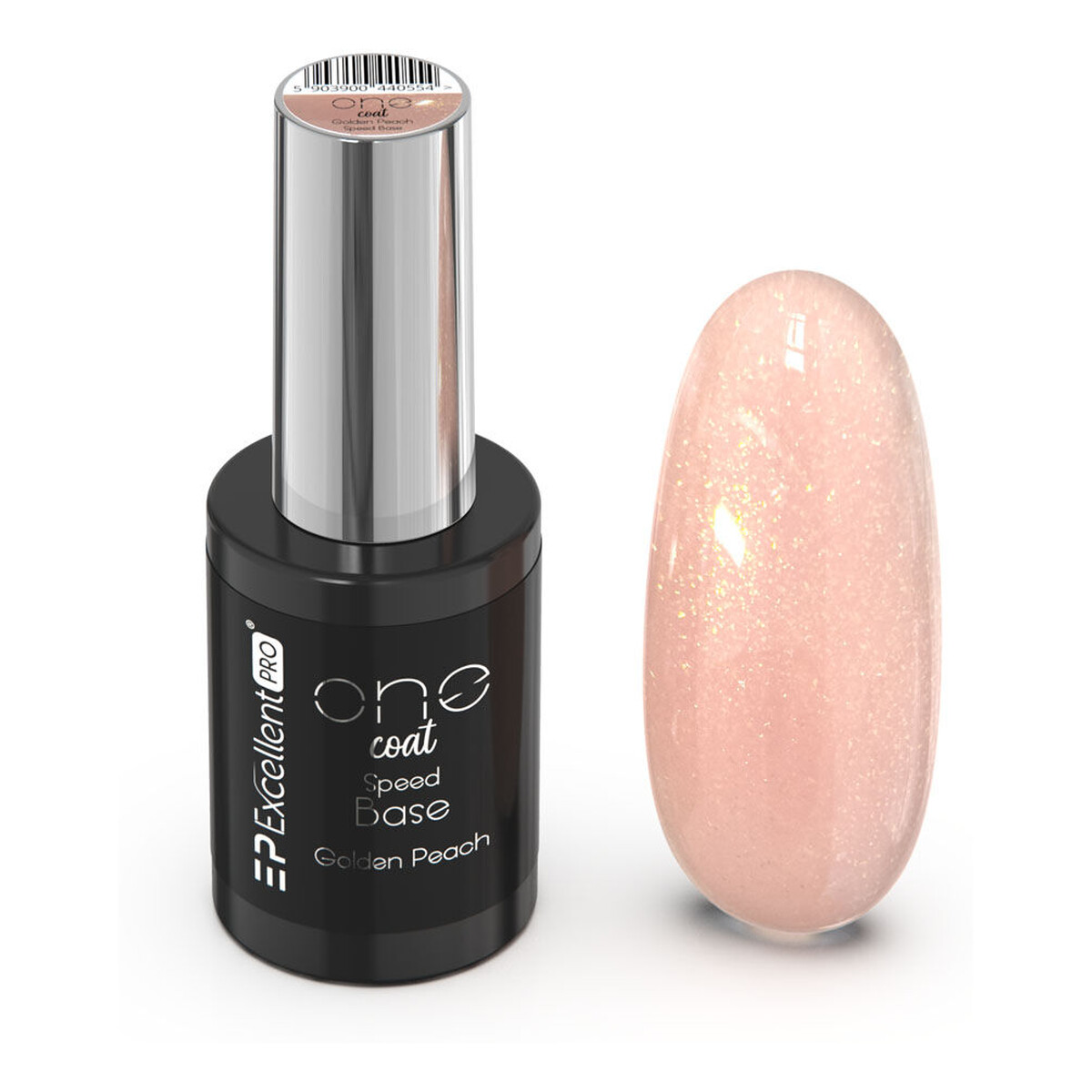Excellent PRO One coat speed base kryjąca baza hybrydowa golden peach 11g