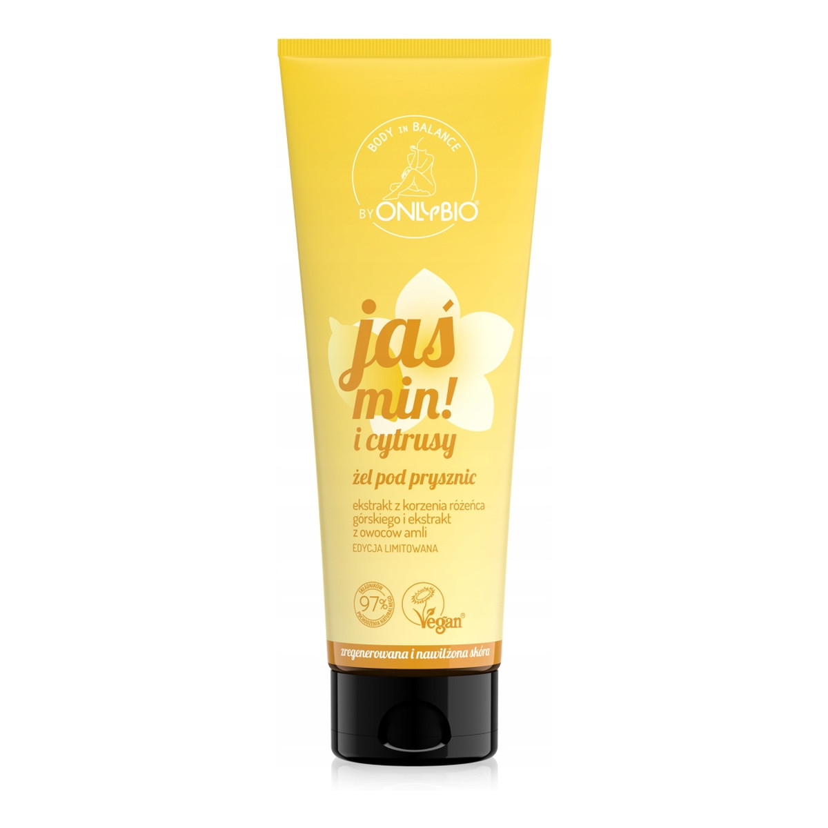 OnlyBio Body in Balance Limited Edition Żel pod prysznic Jaśmin i cytrusy 200ml