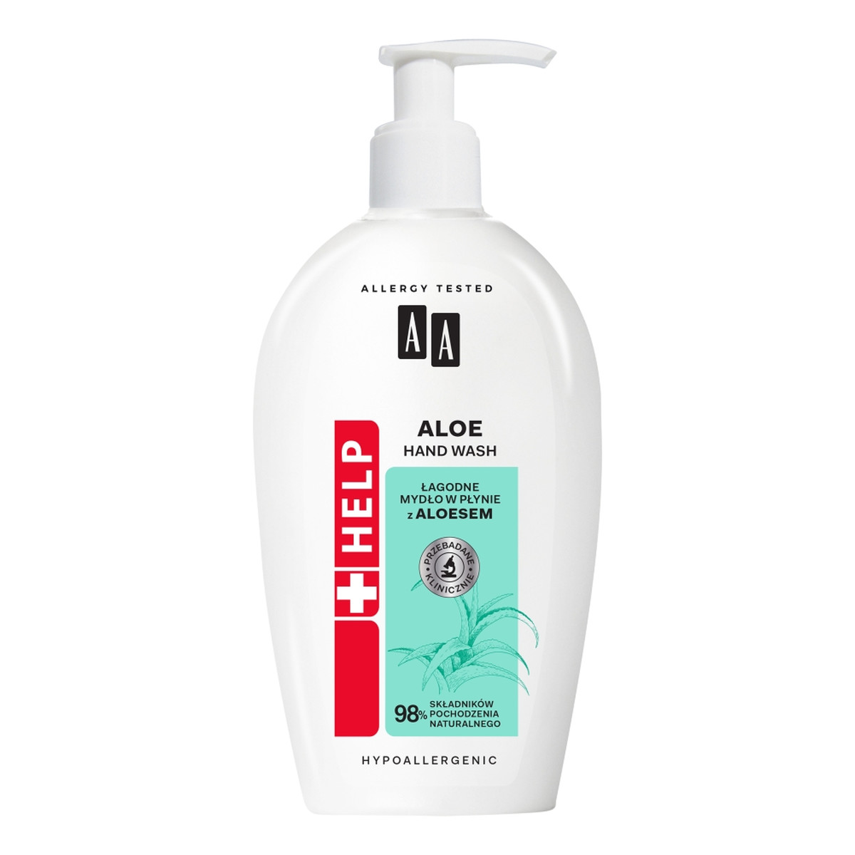 AA Help łagodne Mydło w płynie z aloesem 300ml