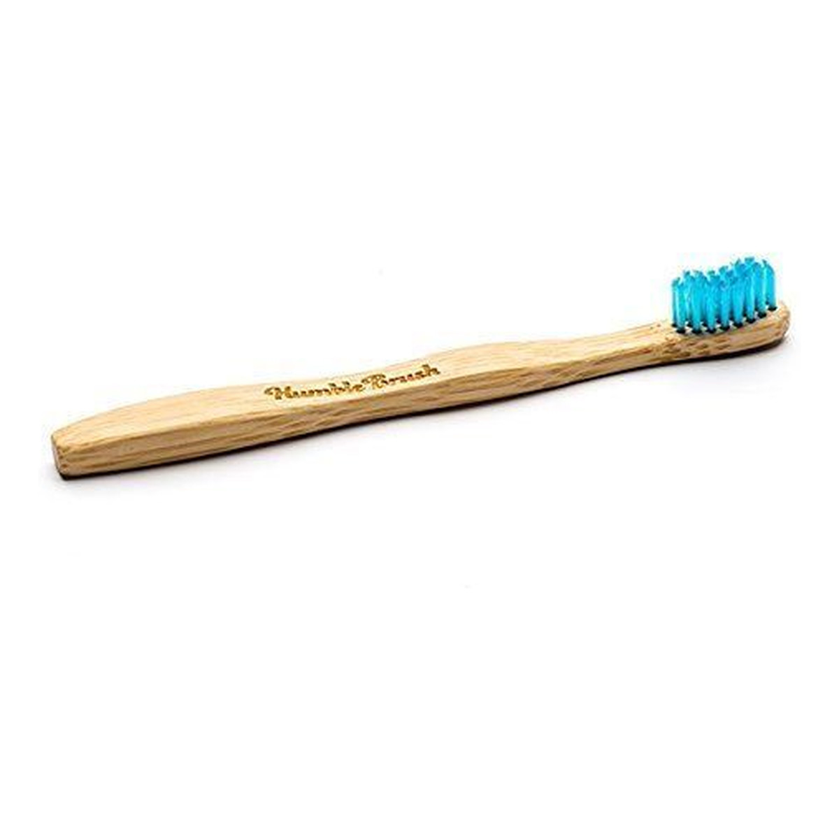 Humble Brush ULTRA SOFT bambusowa Szczoteczka do zębów dla dzieci niebieska 14,5cm