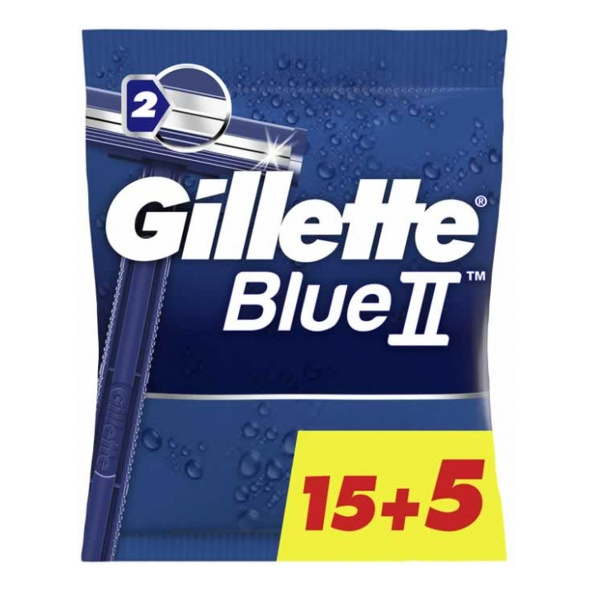 Gillette Blue ii jednorazowe maszynki do golenia 20szt.