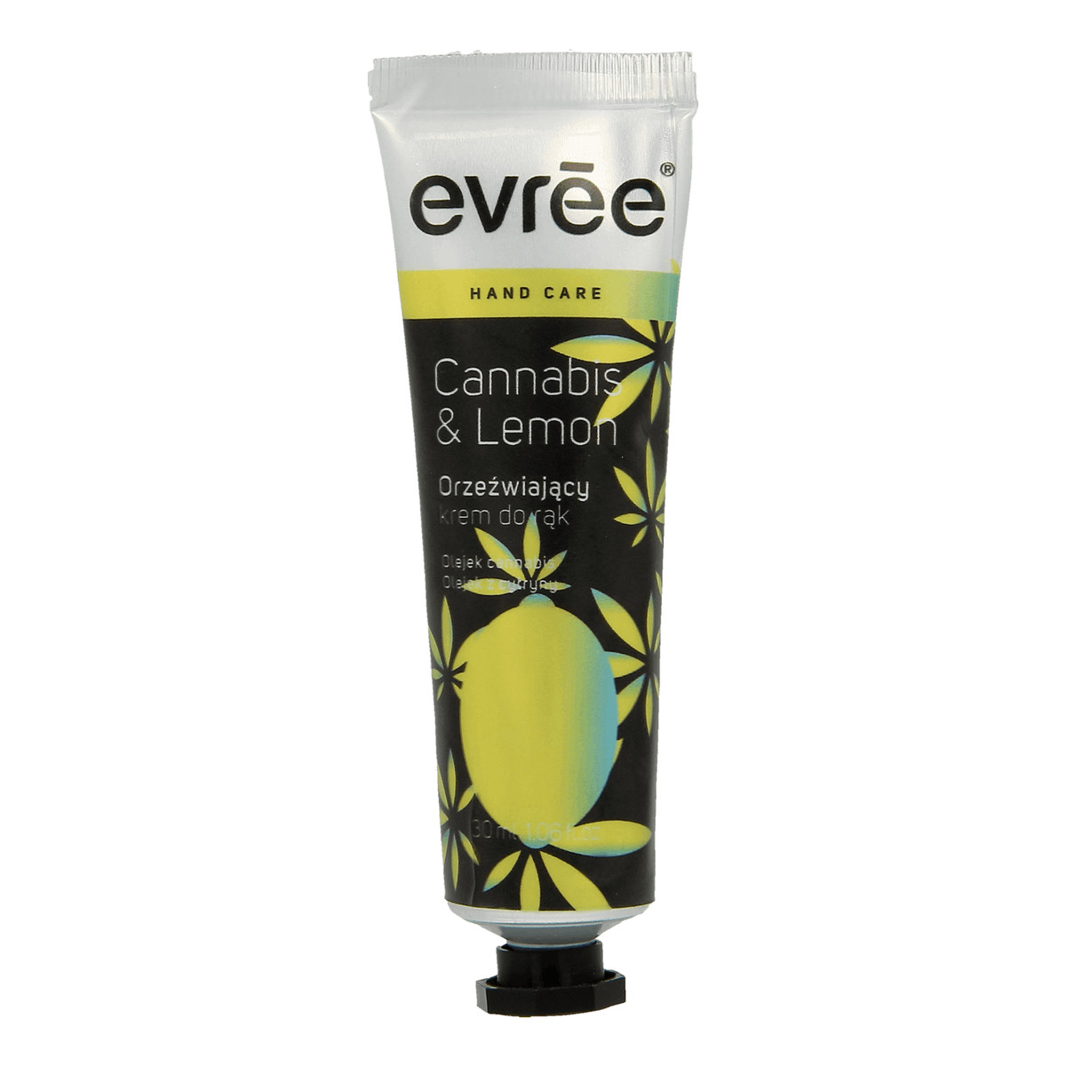 Evree Hand Care Cannabis & Lemon Orzeźwiający krem do rąk 30ml
