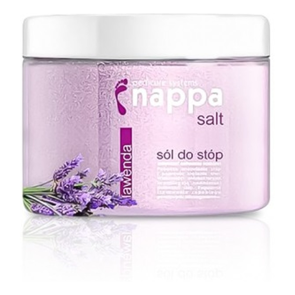 Silcare Nappa salt sól do stóp lawenda 600g