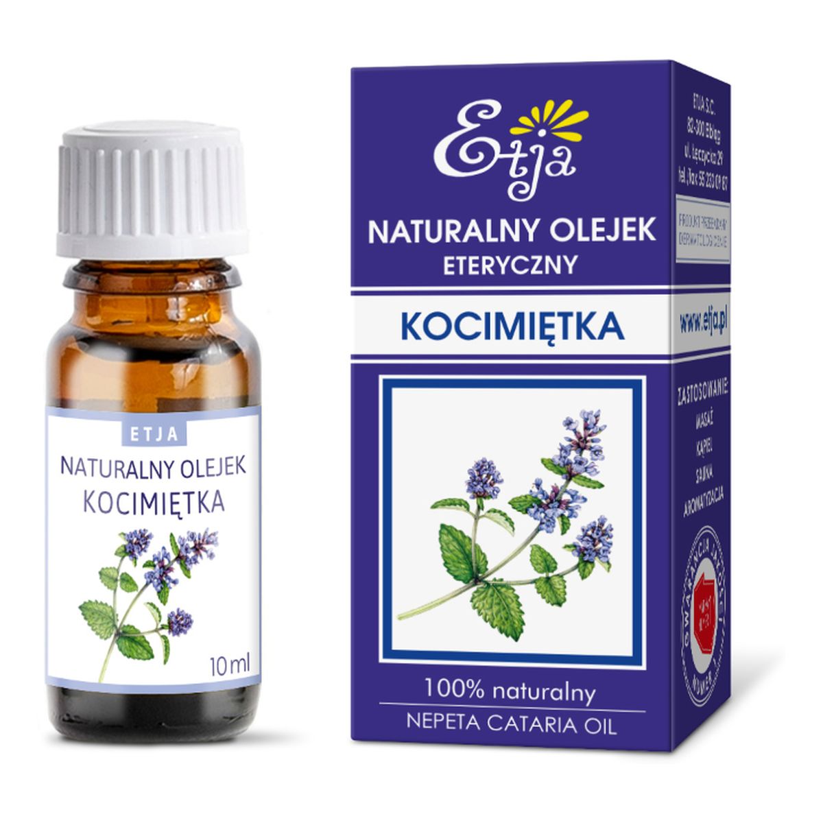 Etja Naturalny Olejek Eteryczny z kocimiętki 10ml