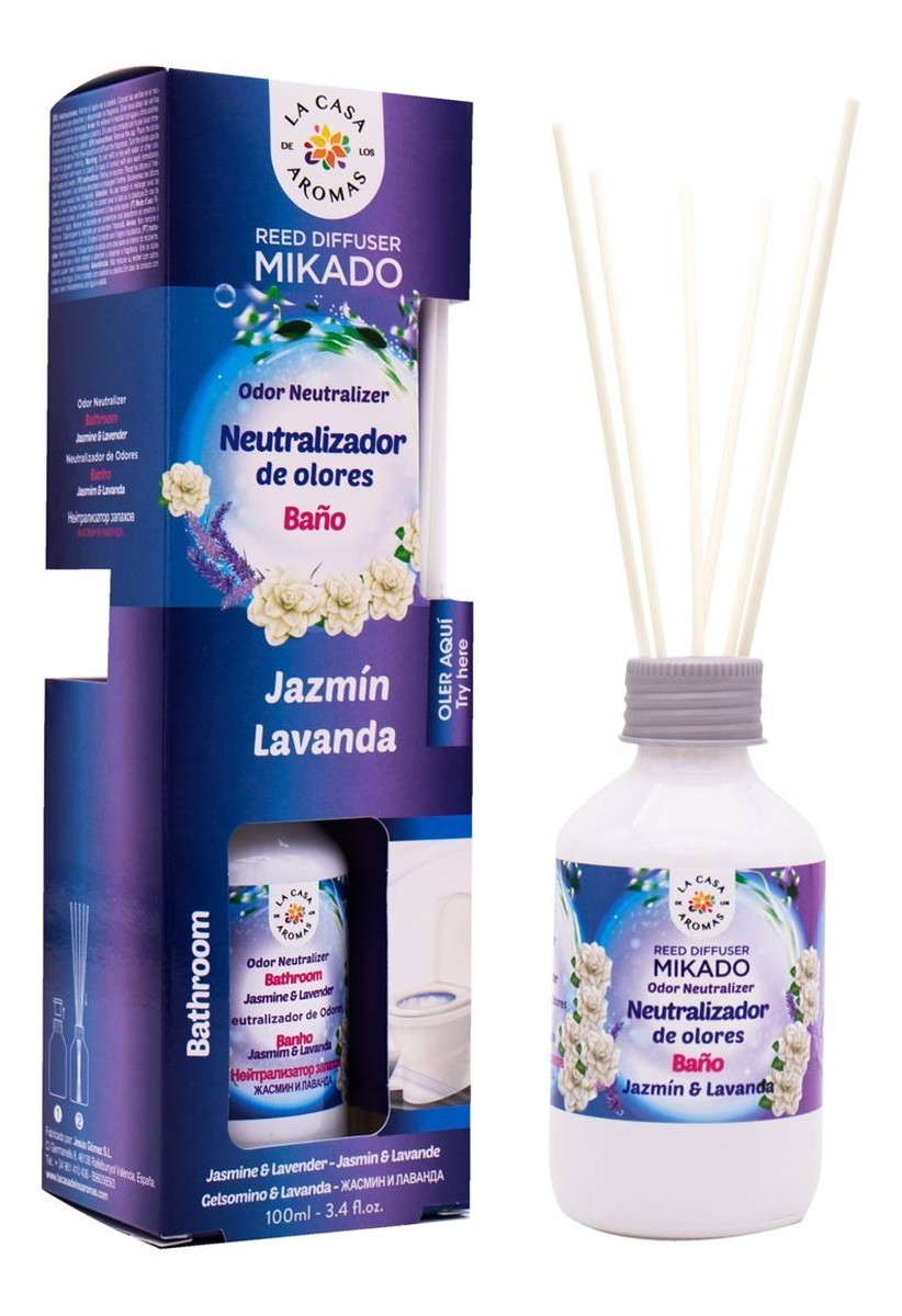 Special odor neutralizer reed diffuser bathroom patyczki zapachowe jaśmin i lawenda