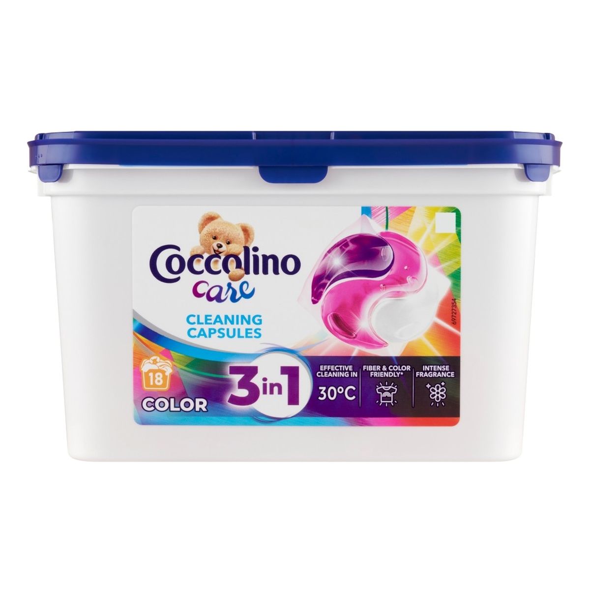 Unilever Coccolino care caps kapsułki do prania 3in1-color (18 prań) 311g