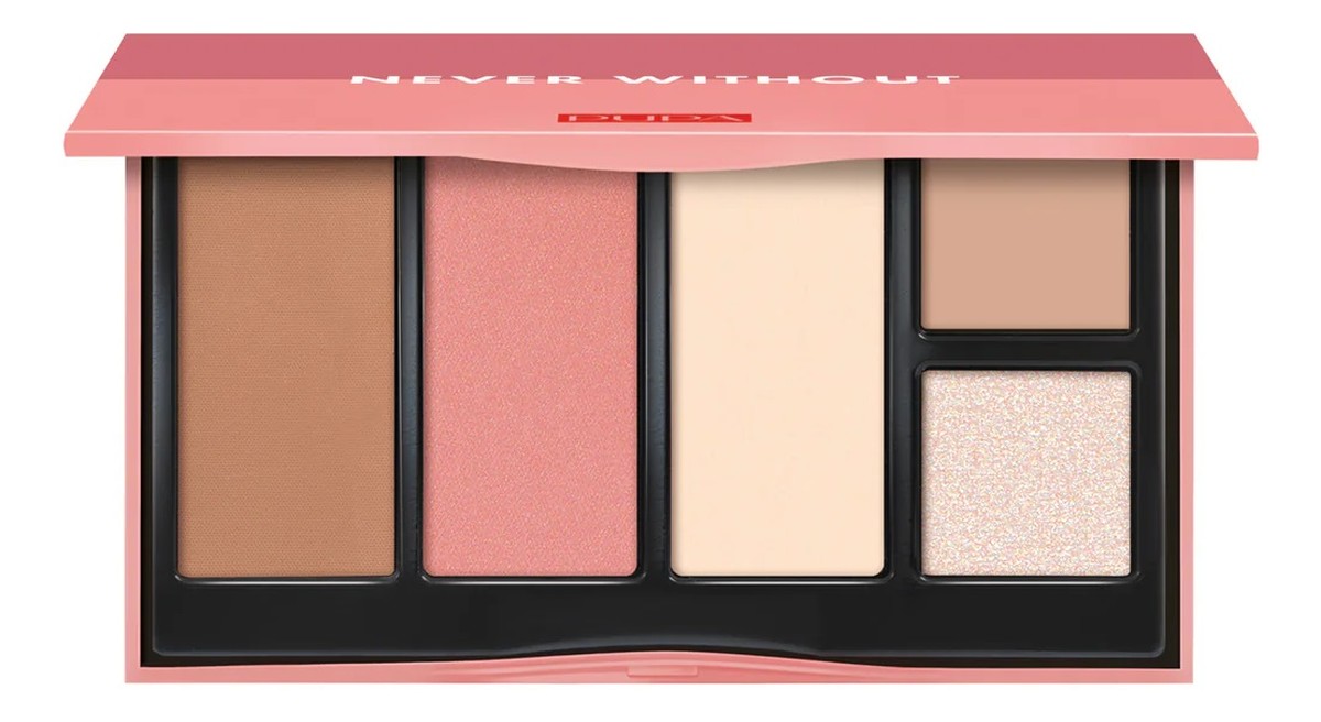 Never without all in one face palette paleta do makijażu twarzy 001 light skin