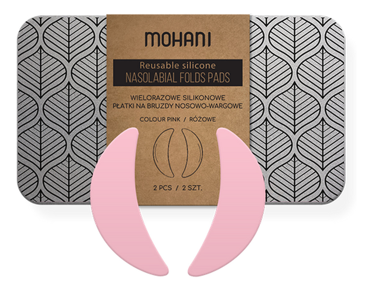 Wielorazowe silikonowe płatki na bruzdy nosowo-wargowe 2szt