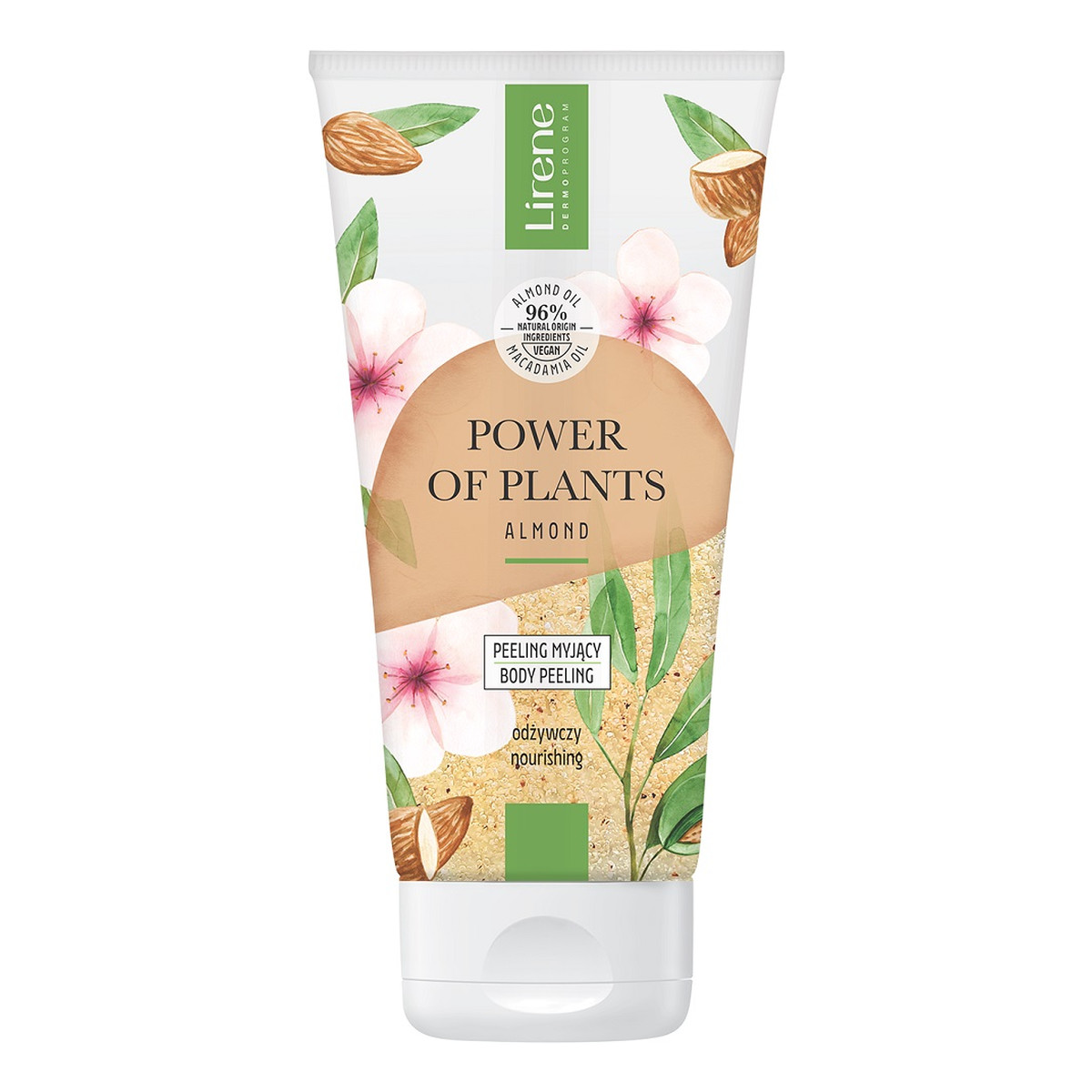 Lirene Power of plants odżywczy peeling myjący migdał 175ml