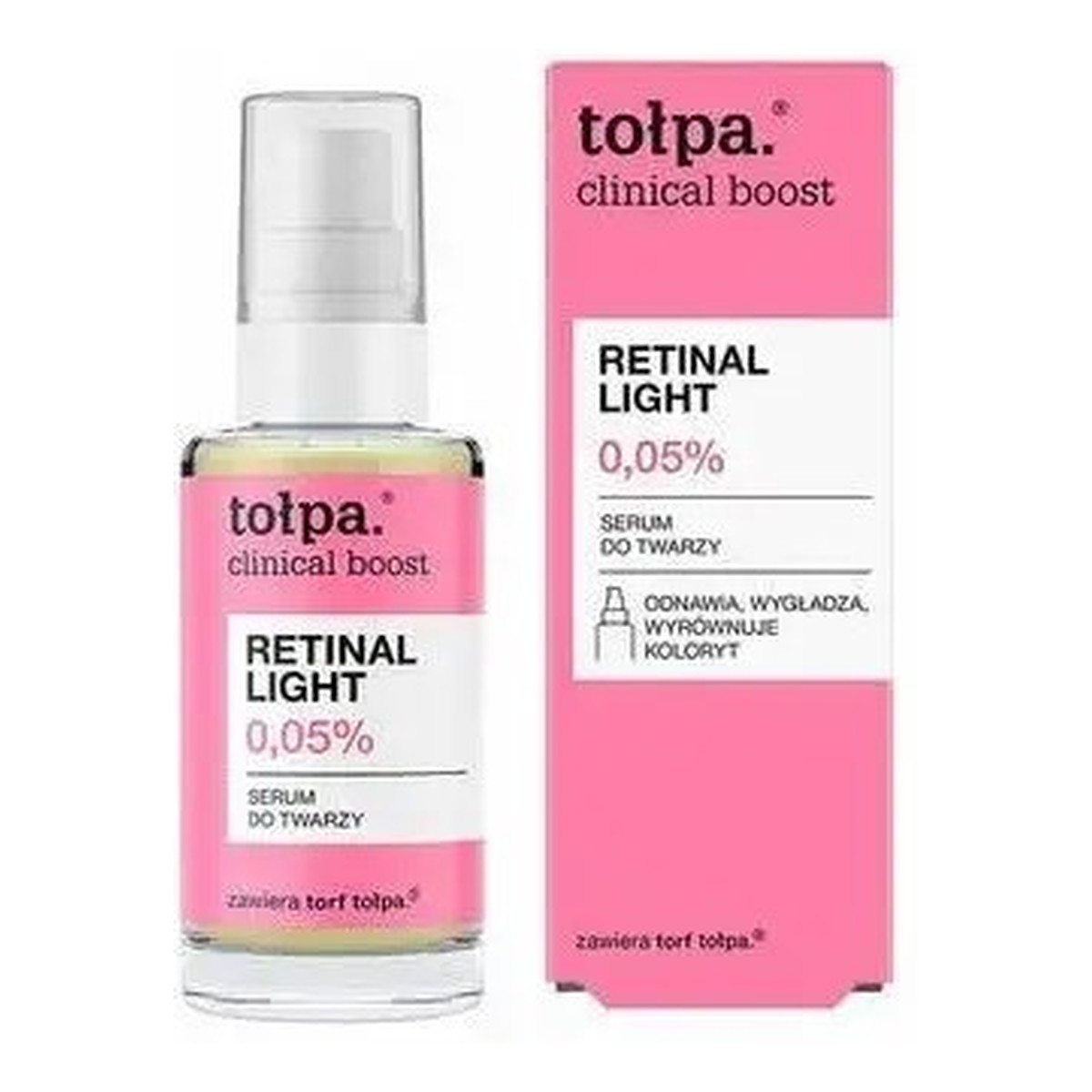 Tołpa Clinical boost retinal light 0,05% serum do twarzy 30ml