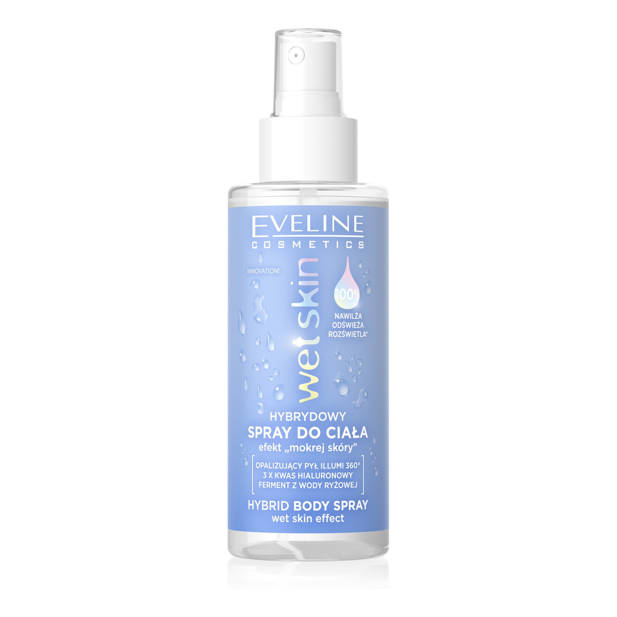 Eveline Wet Skin Hybrydowy Spray do ciała - efekt mokrej skóry 150ml
