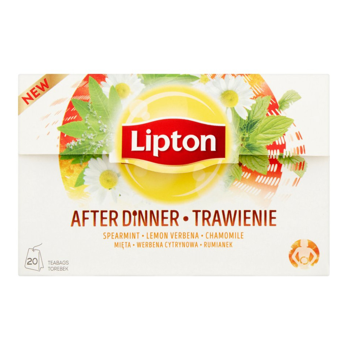 Lipton Trawienie Herbata ziołowa 20 torebek 32g