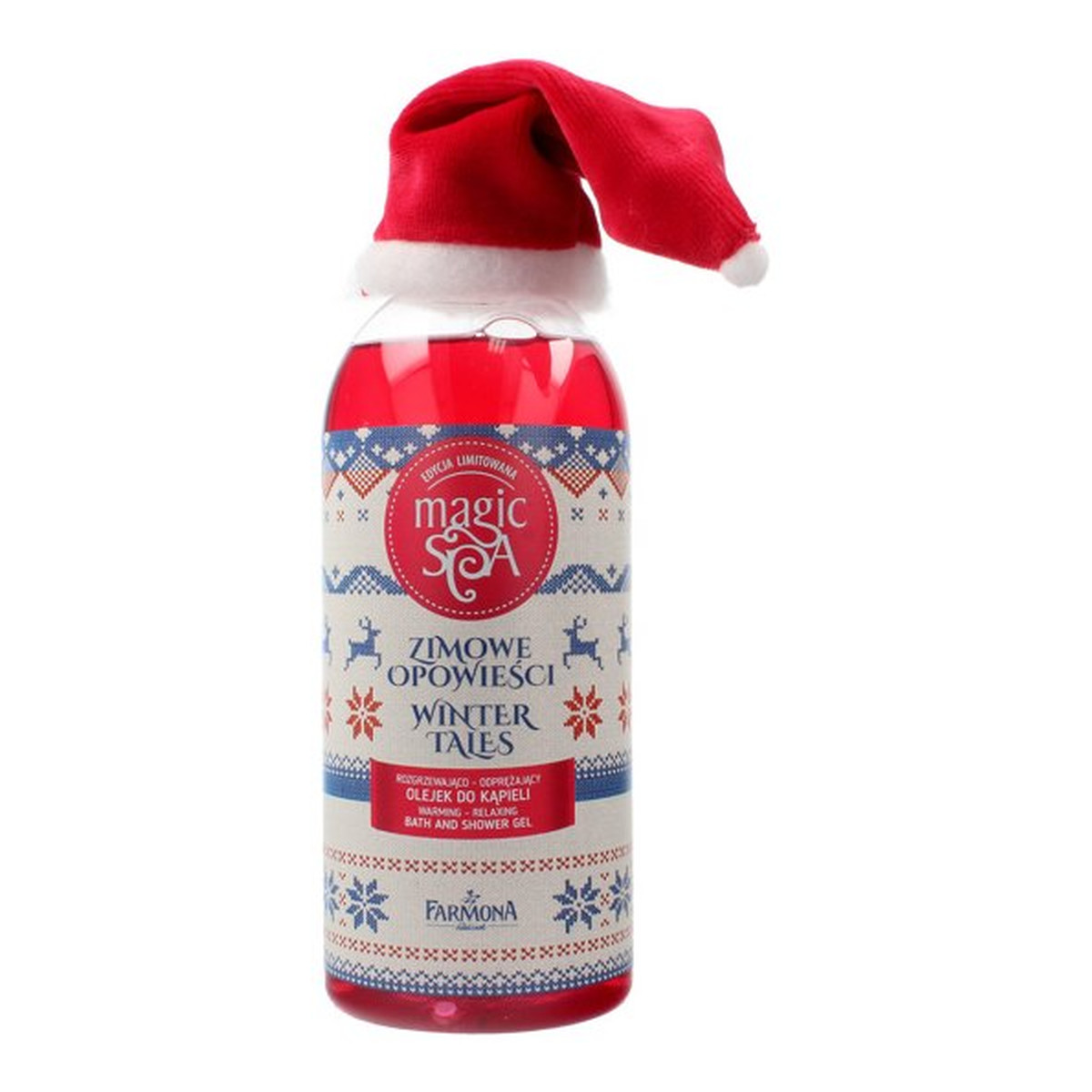 Farmona Magic Spa Zimowe Opowieści Olejek do kąpieli rozgrzewająco-odprężający- wersja świąteczna 500ml