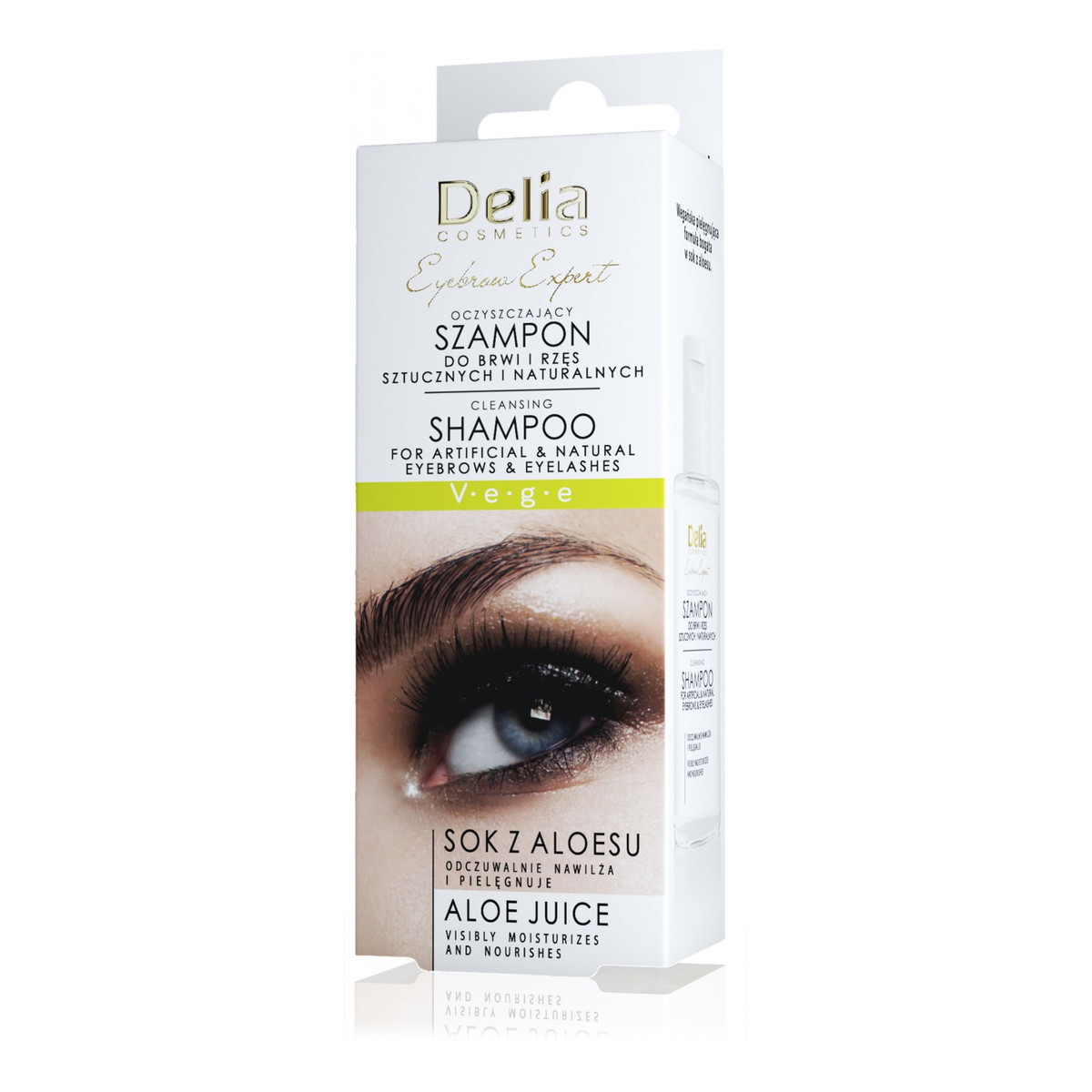 Delia Eyebrow Expert Szampon do brwi i rzęs naturalnych i sztucznych