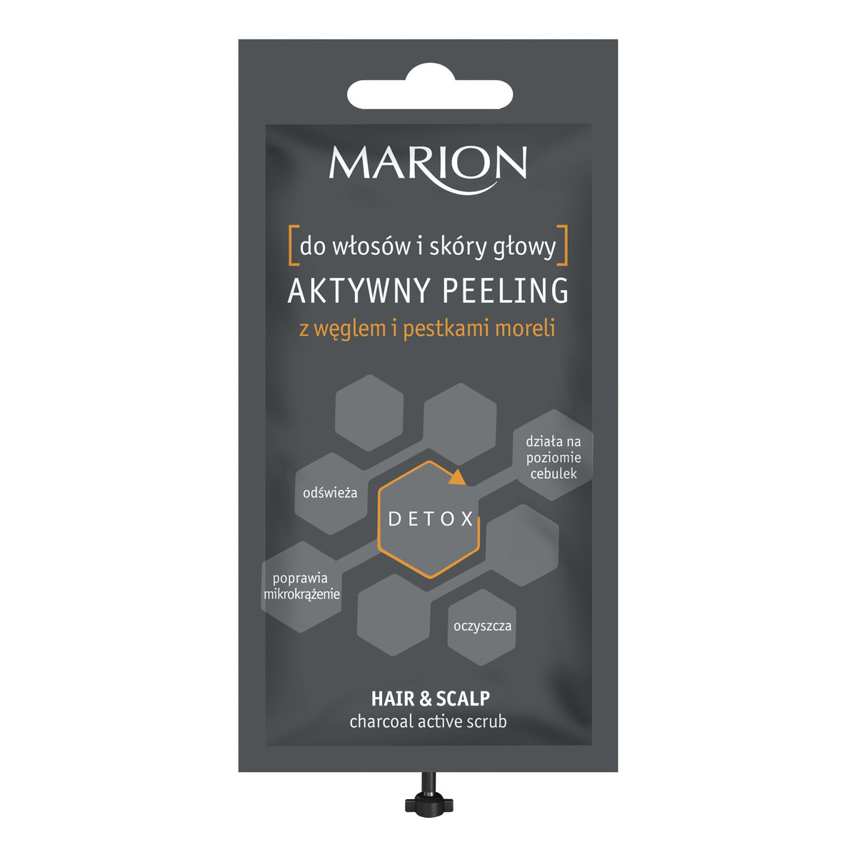 Marion Detox Aktywny Peeling do włosów i skóry głowy 15g