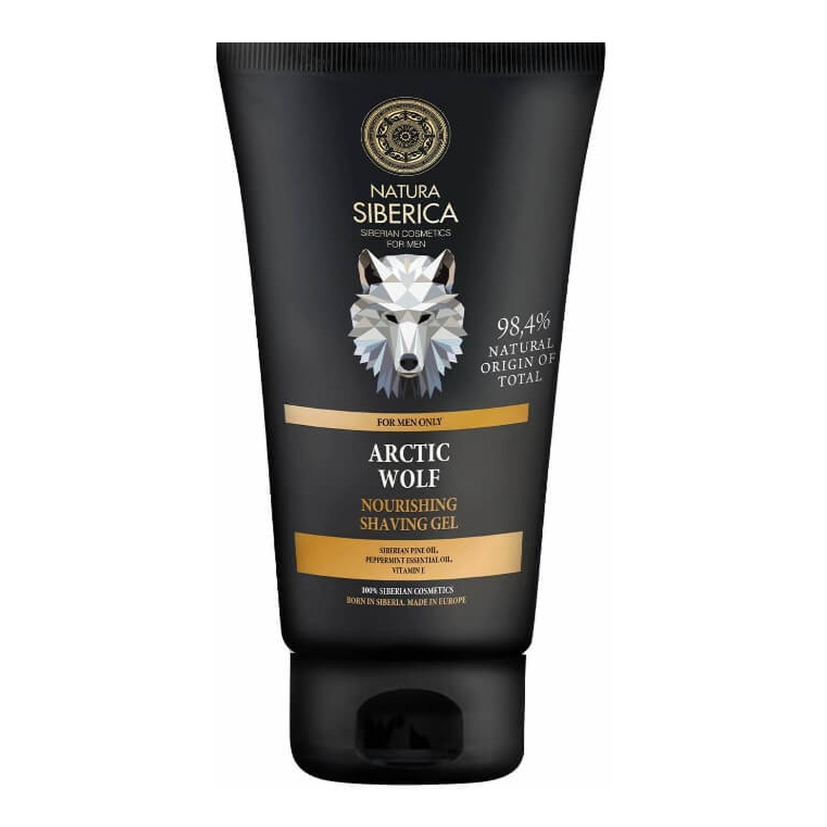 Natura Siberica Men Naturalny odżywczy żel do golenia Wilk Polarny 150ml