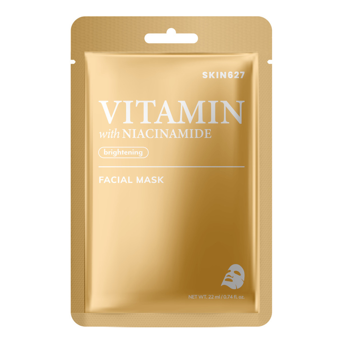 Skin627 Vitamin With Niacinamide Maska do twarzy w płacie