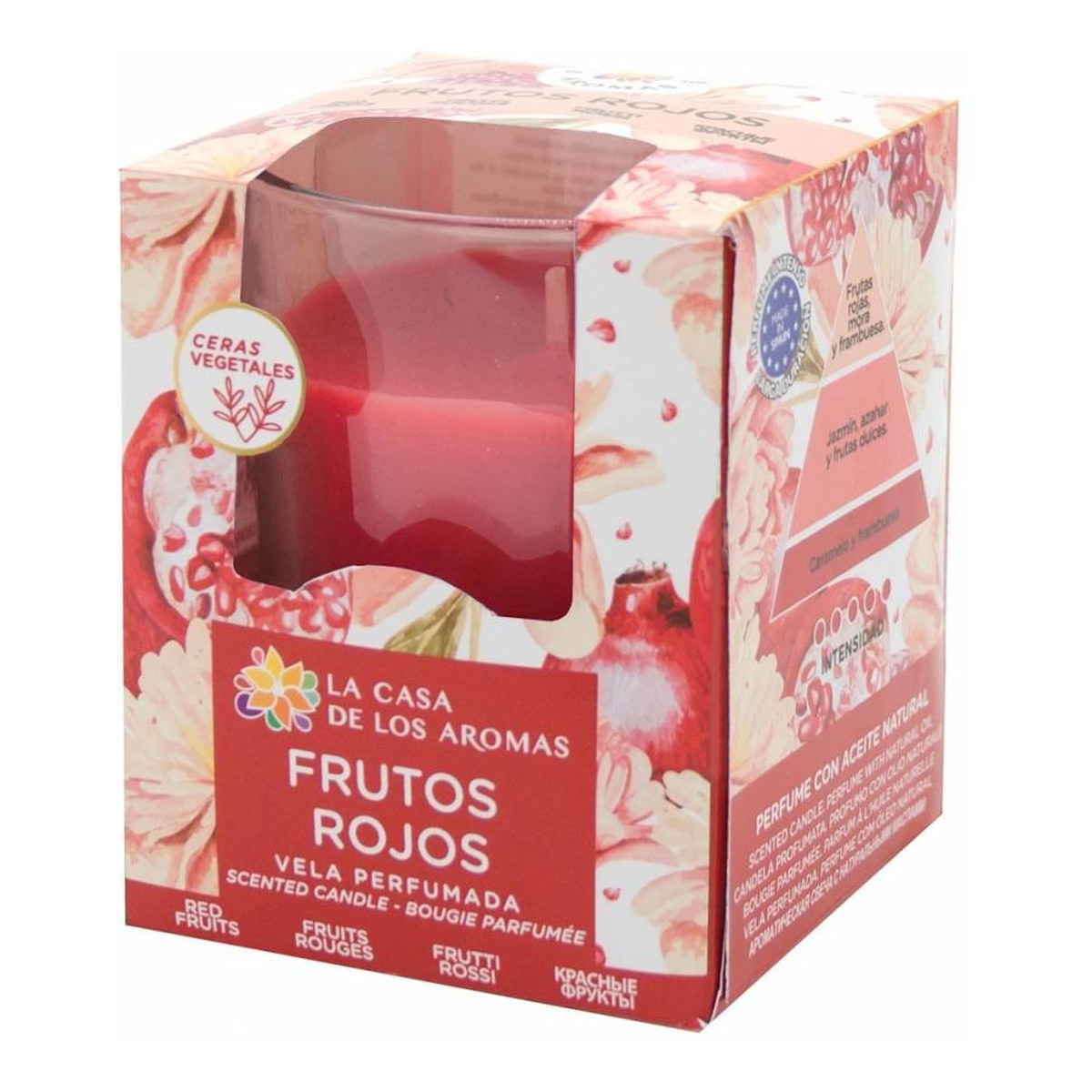 La Casa De Los Aromas Świeca zapachowa Czerwone Owoce 140g