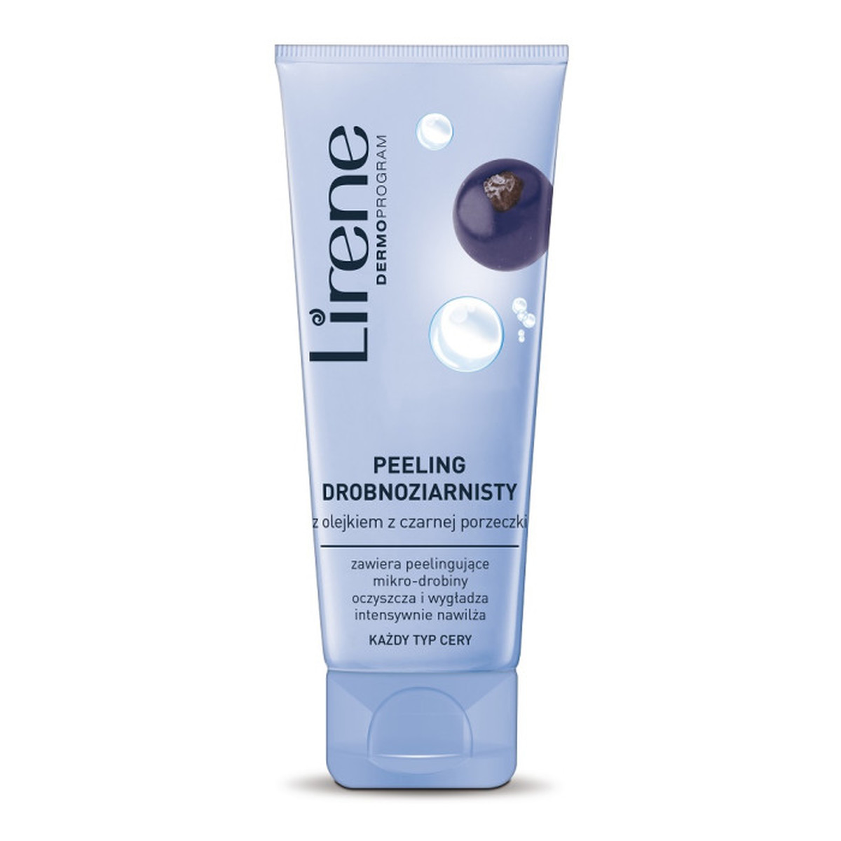 Lirene Peeling drobnoziarnisty z olejkiem z czarnej porzeczki 75ml