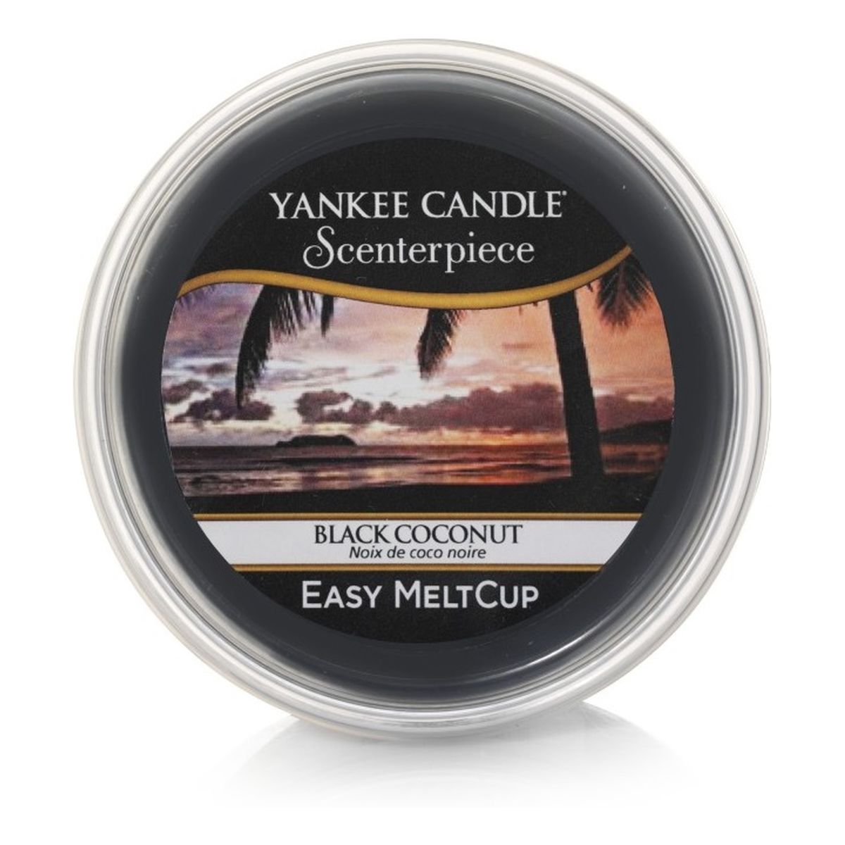 Yankee Candle Scenterpiece Easy Melt Cup wosk do elektrycznego kominka Black Coconut 61g