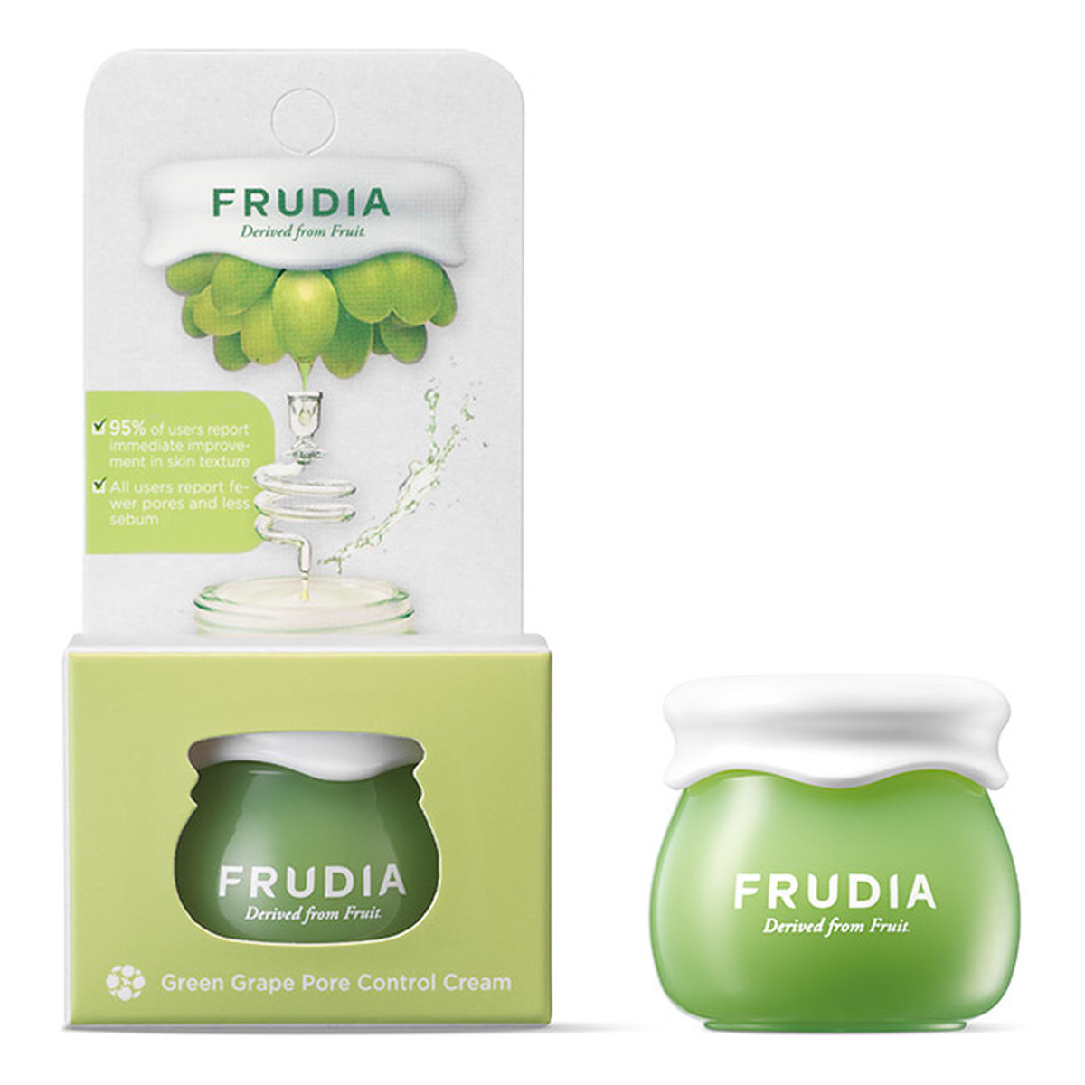Frudia Green Grape Pore Control Cream Mini Krem do cery tłustej na bazie ekstraktu z winogron 10g