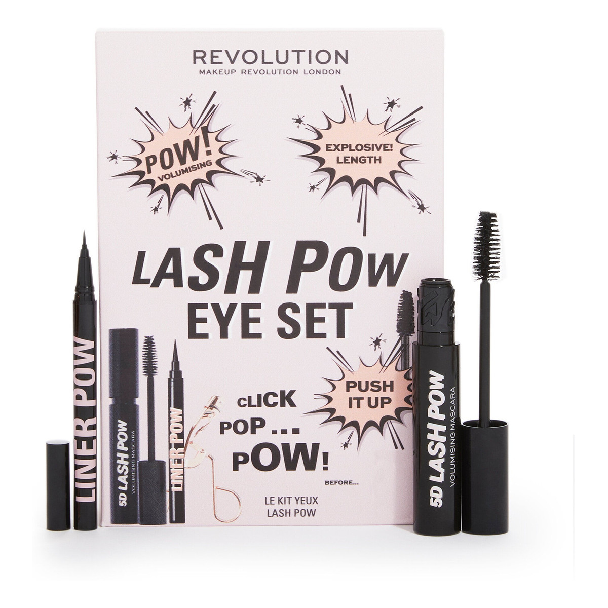 Makeup Revolution Zestaw świąteczny Lash Pow Eye