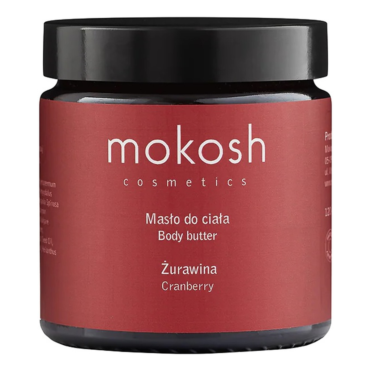 Mokosh Masło do ciała żurawina 120ml