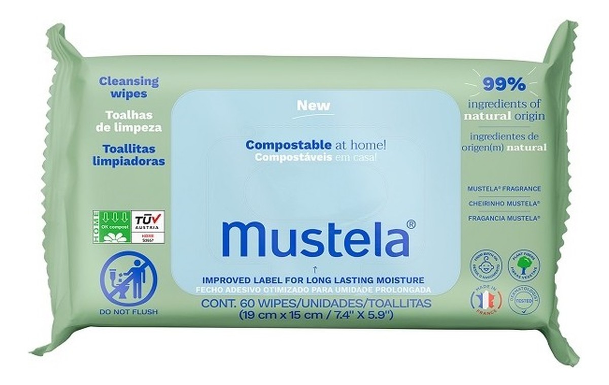 Cleansing Wipes kompostowalne chusteczki oczyszczające 60szt