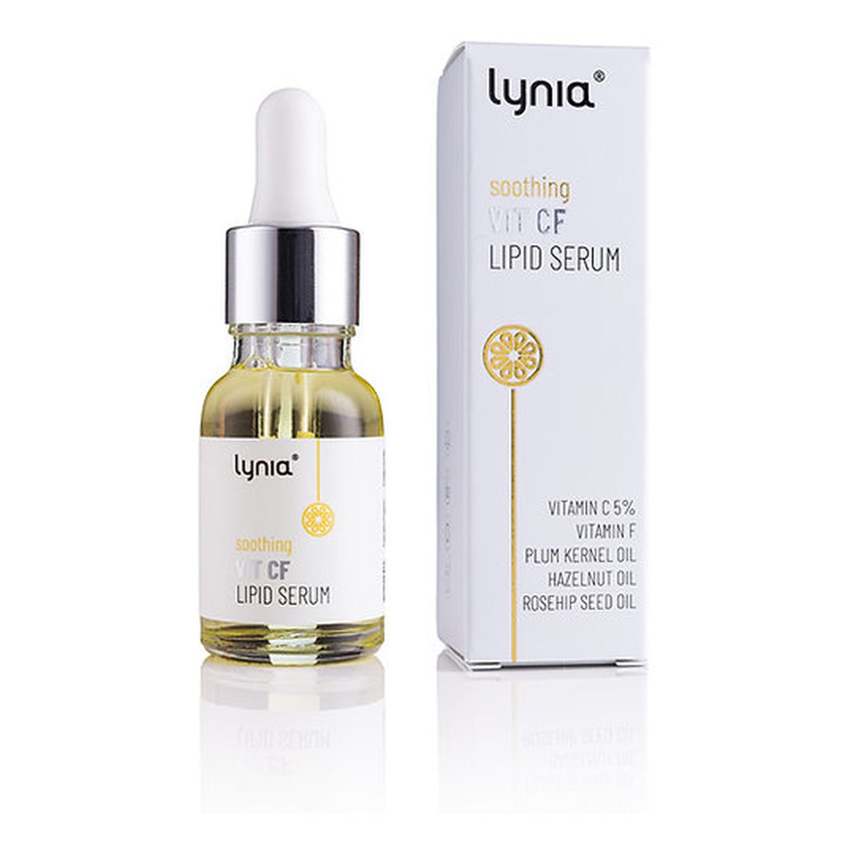 Lynia Łagodzące serum lipidowe z witaminami C i F 15ml