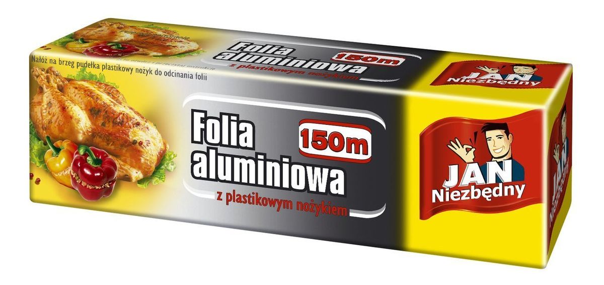 Folia aluminiowa w pudełku 150m 1op.