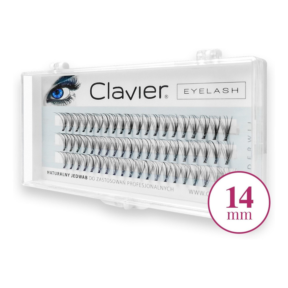 Clavier Eyelash kępki rzęs 14mm