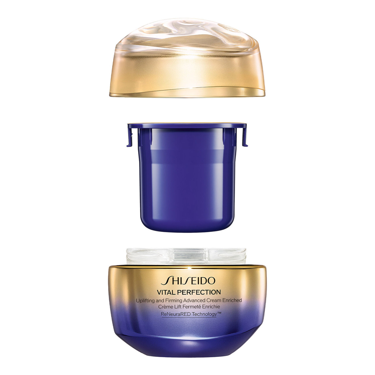 Shiseido Vital Perfection Uplifting and Firming Advanced Cream Enriched zaawansowany krem ujędrniająco-liftingujący refill 50ml