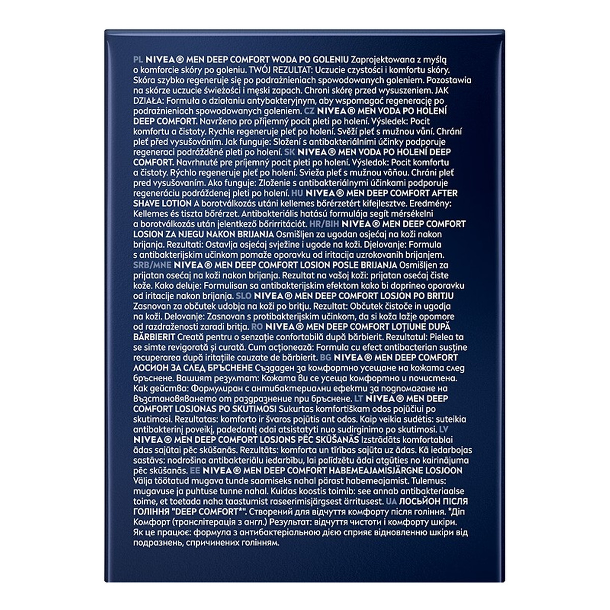 Nivea Men after shave Woda po goleniu deep 100ml
