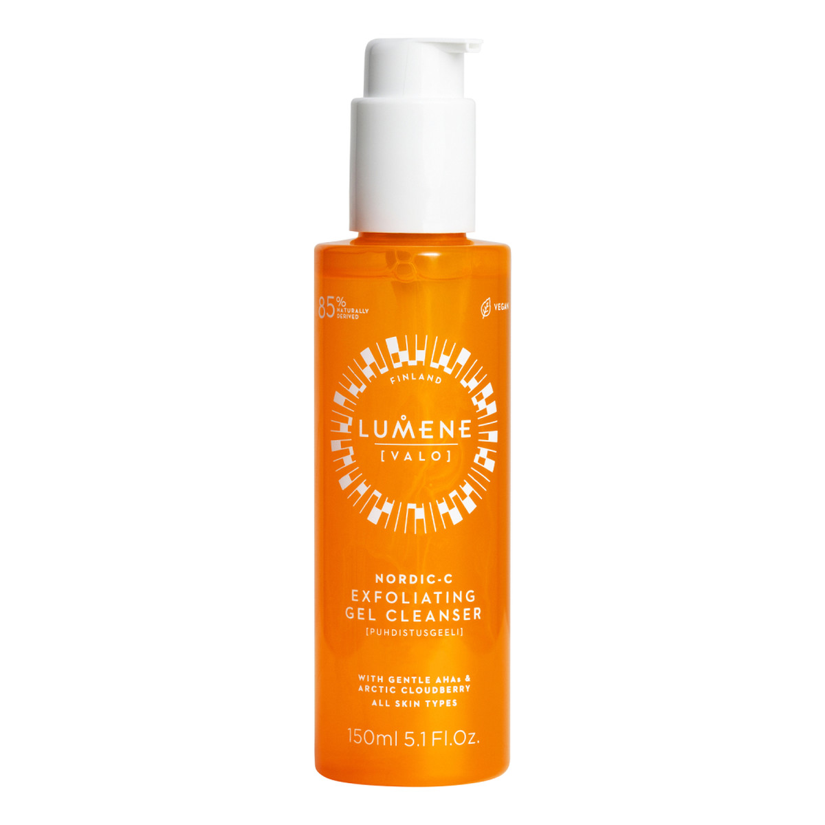 Lumene Nordic-C Valo żel myjący do twarzy o działaniu złuszczającym 150ml