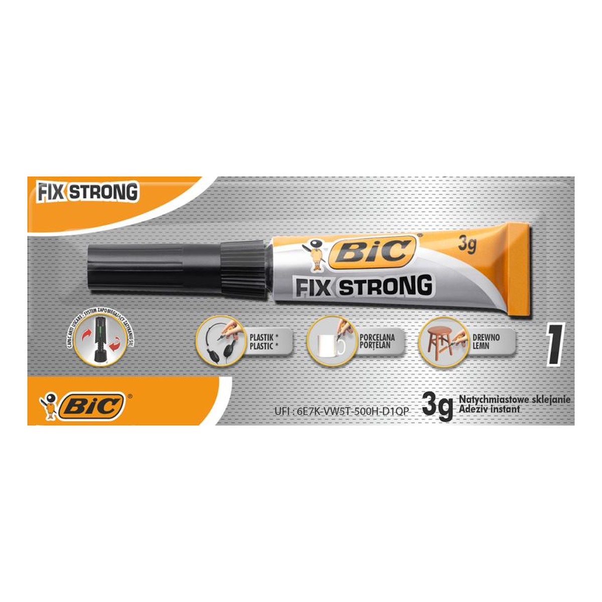 Bic Klej Fix Strong Liquid 12szt 36g