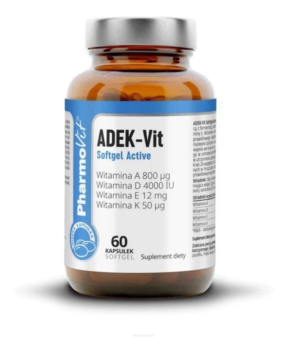 ADEK-Vit Softgel Active suplement diety 60 kapsułek