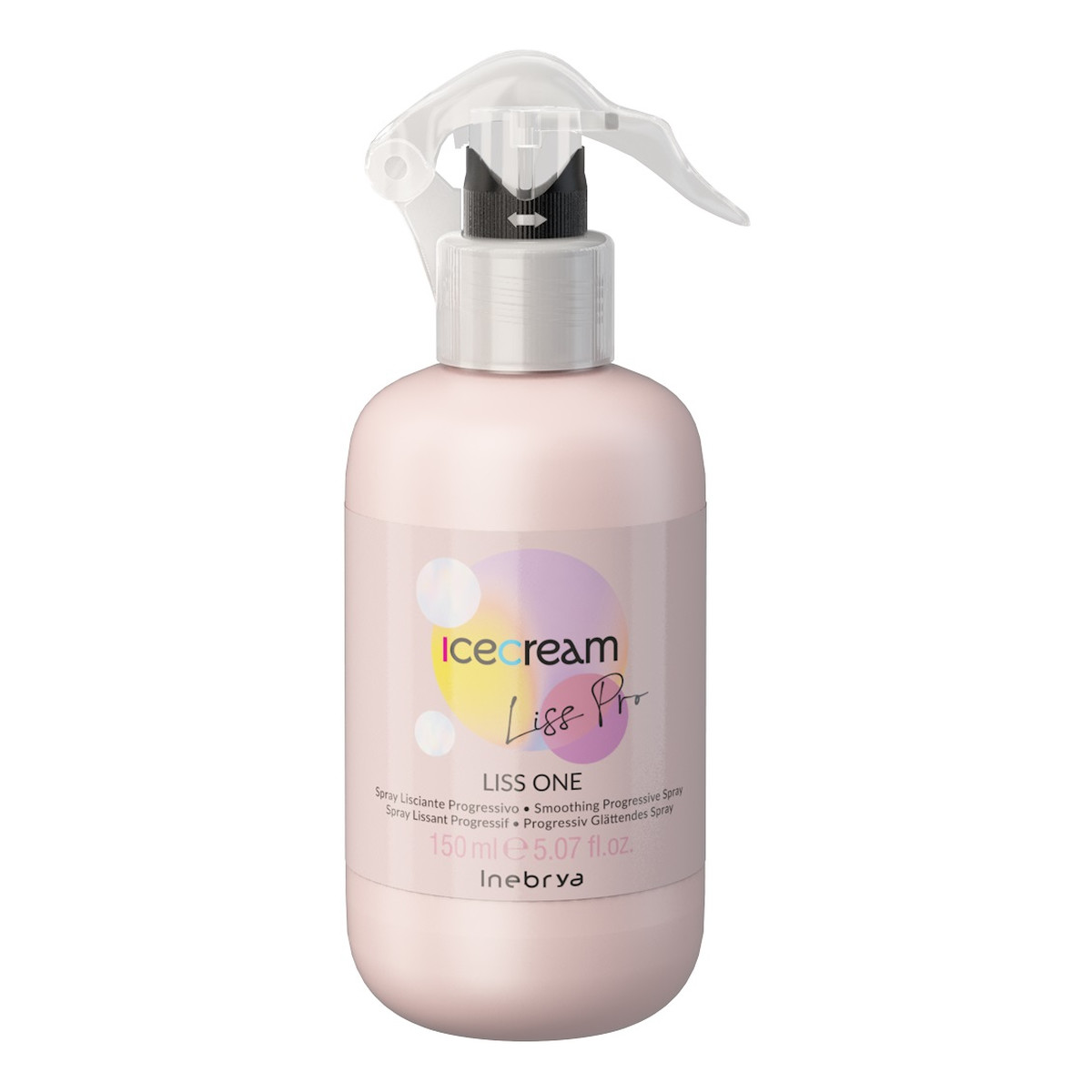 Inebrya Ice cream liss-pro spray wygładzający włosy 150ml