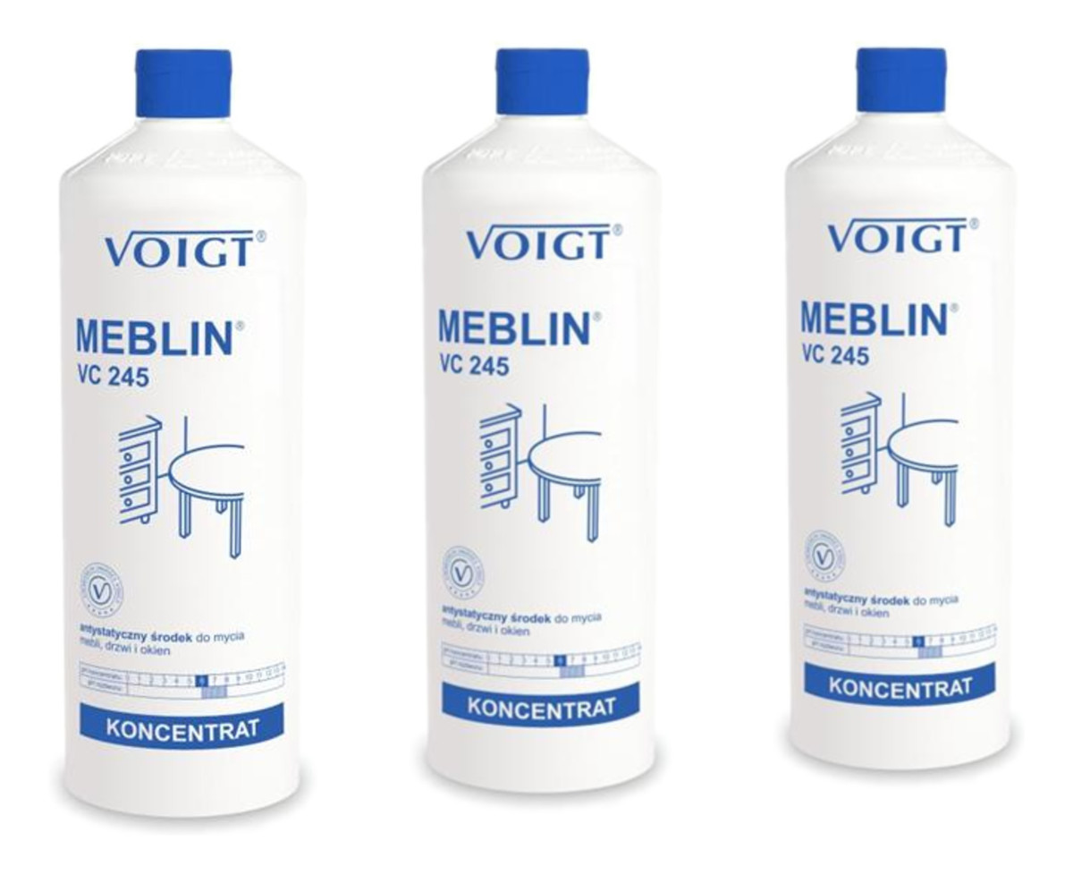 Antystatyczny Środek do mycia mebli drzwi I okien VC245 3x1L