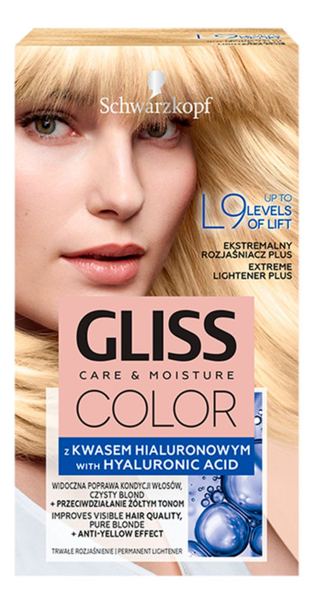 Gliss color lightener rozjaśniacz do włosów l-9