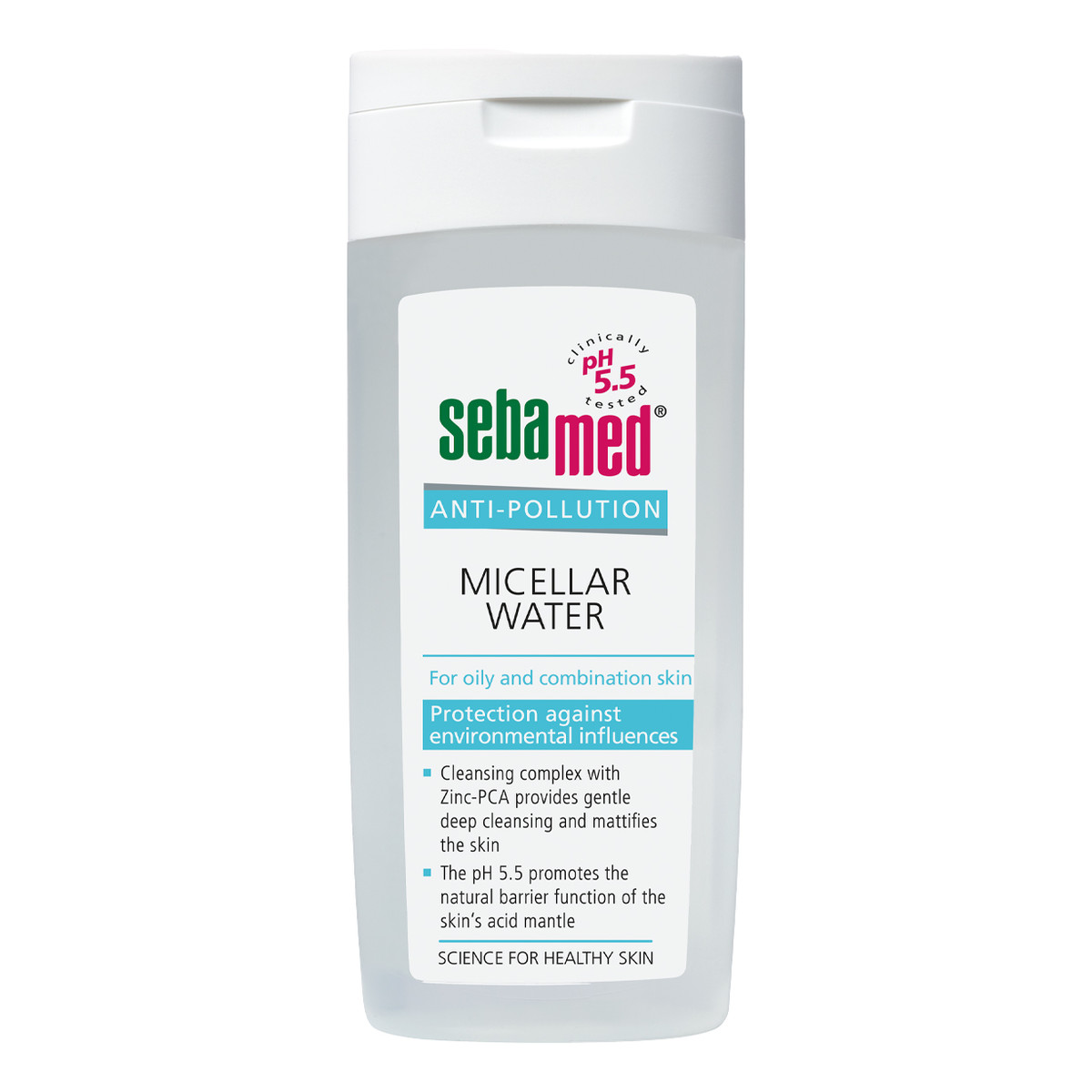 Sebamed Anti-pollution micellar water płyn micelarny do cery tłustej i mieszanej 200ml
