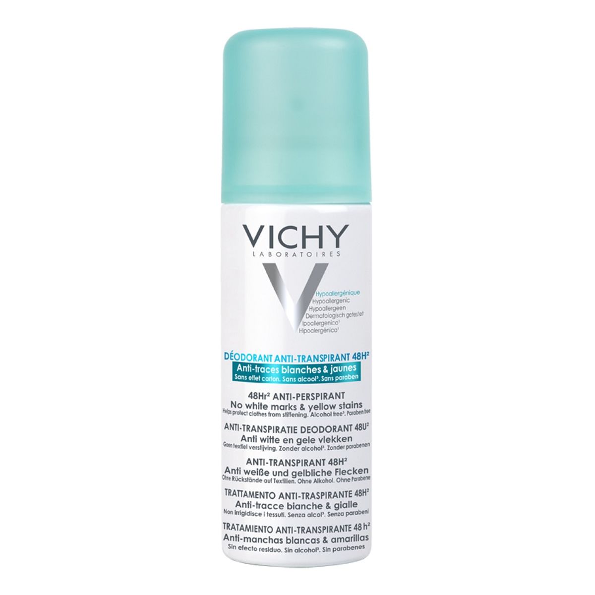 Vichy Anti-perspirant deodorant antyperspirant w sprayu 48h przeciw śladom na ubraniach 125ml