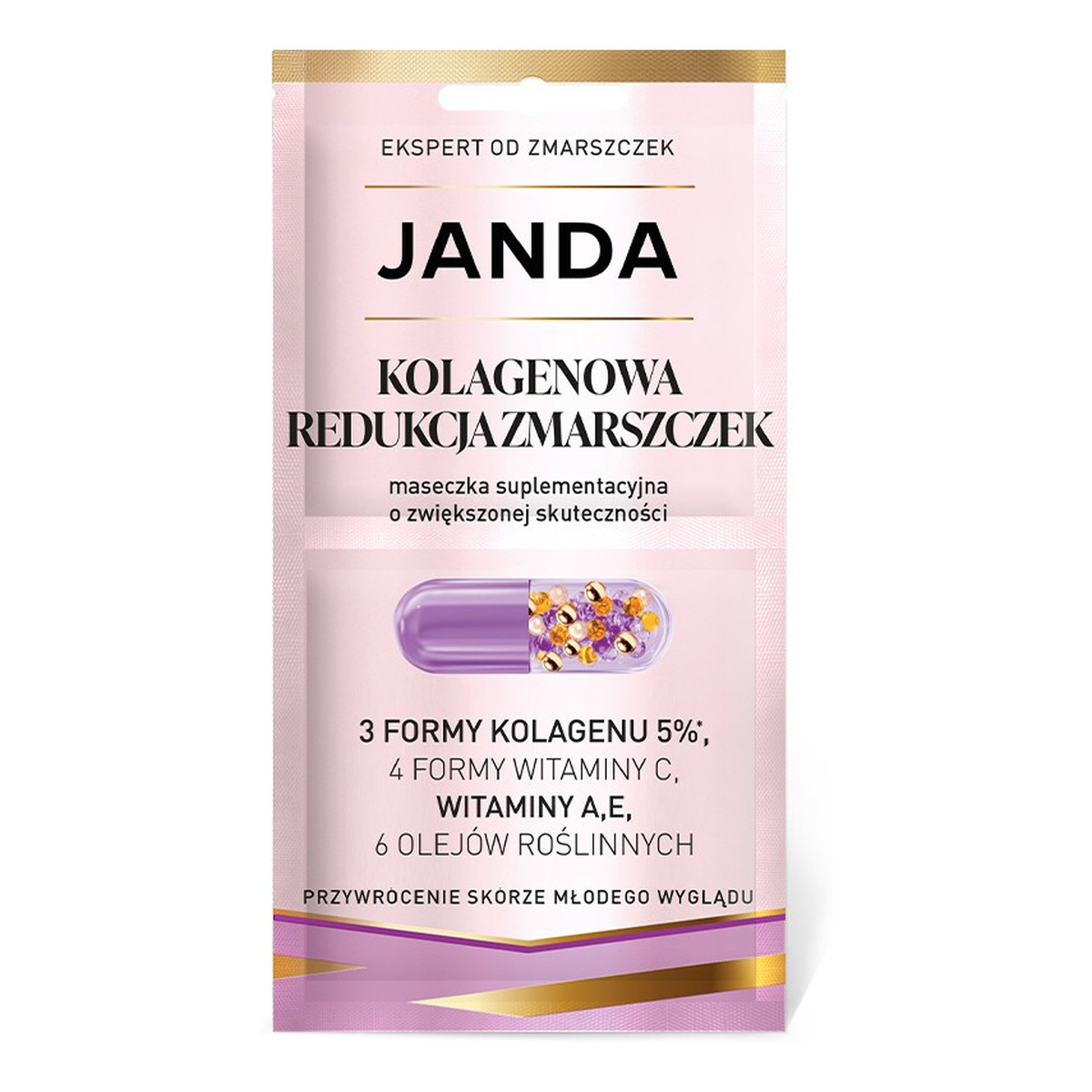 Janda My Clinic Maseczka Suplementacja Kolagenowa Redukcja zmarszczek 8ml