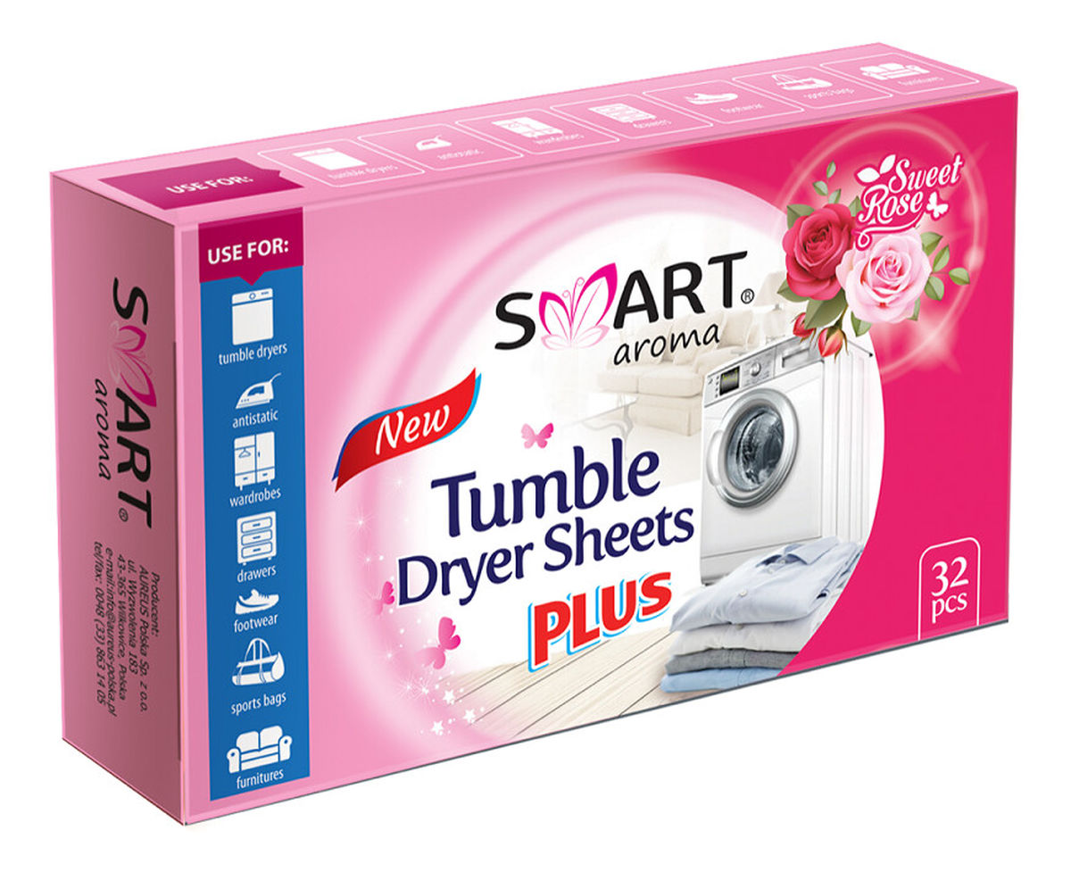 Chusteczki do suszarek Sweet Rose 32szt.