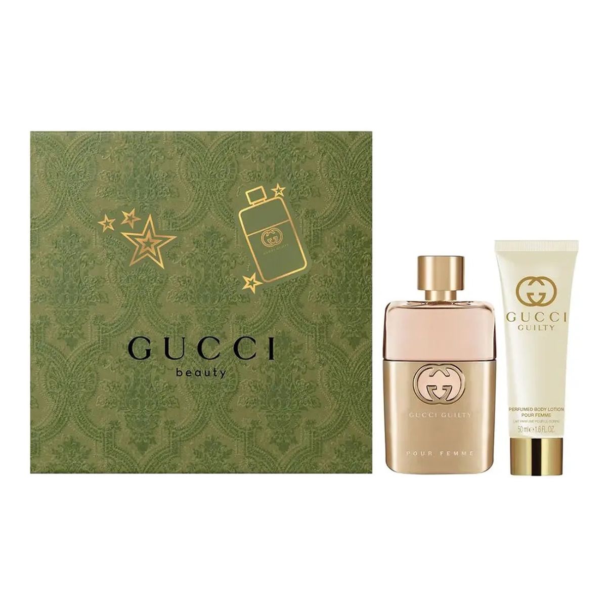 Gucci Guilty Pour Femme Zestaw woda perfumowana spray 50ml + balsam do ciała 50ml