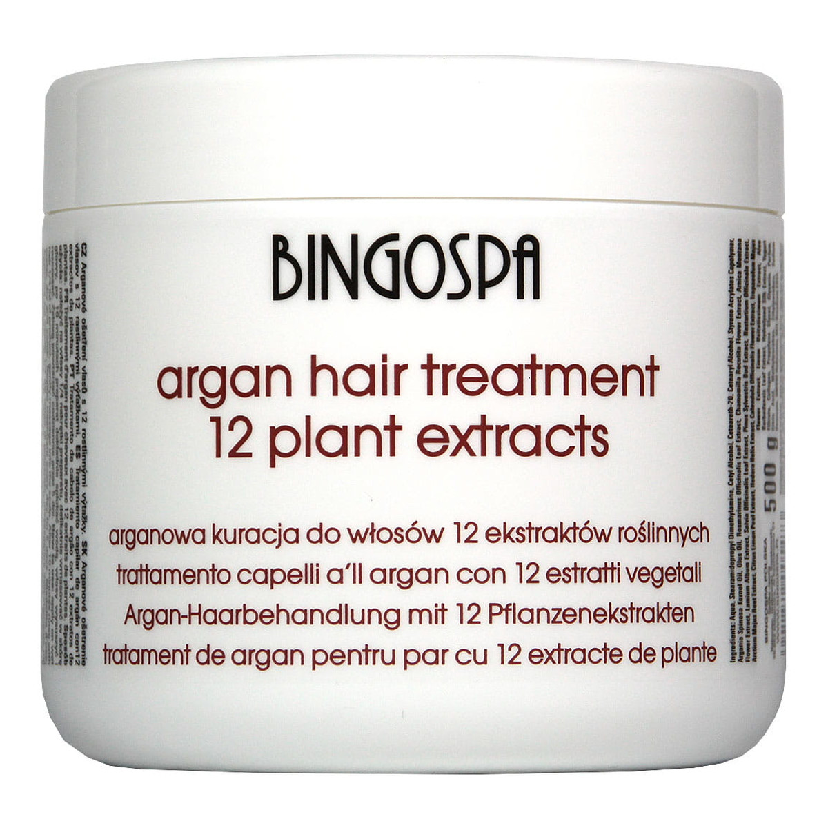 BINGOSPA Kuracja Do Włosów Arganowa 500g