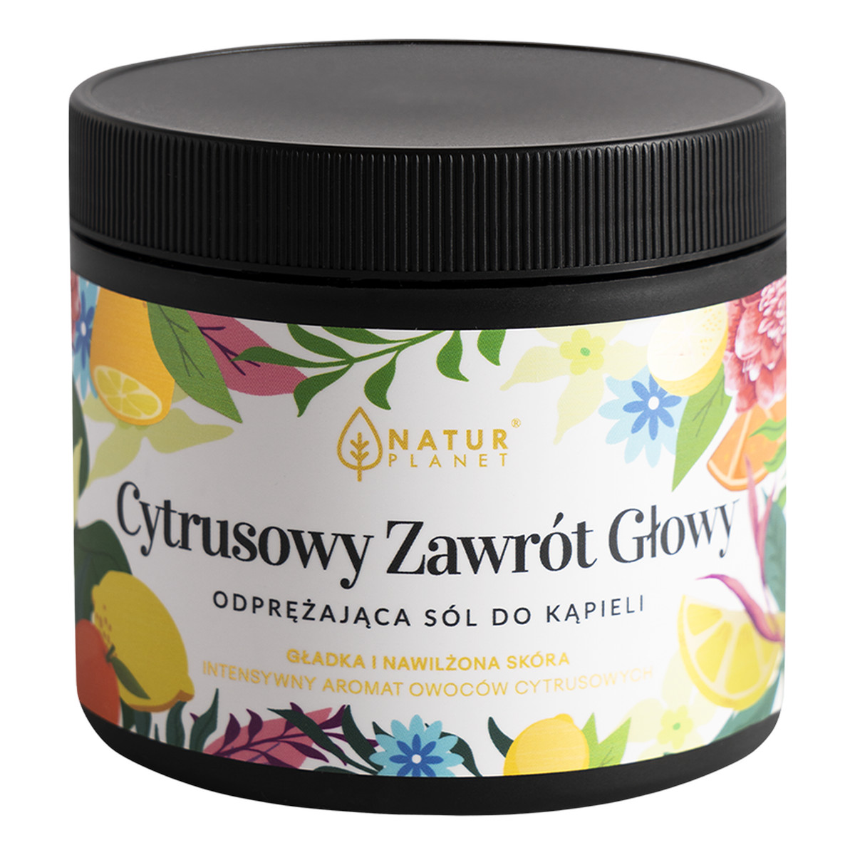 Natur Planet Sól Do Kąpieli Cytrusowy Zawrót Głowy 50g