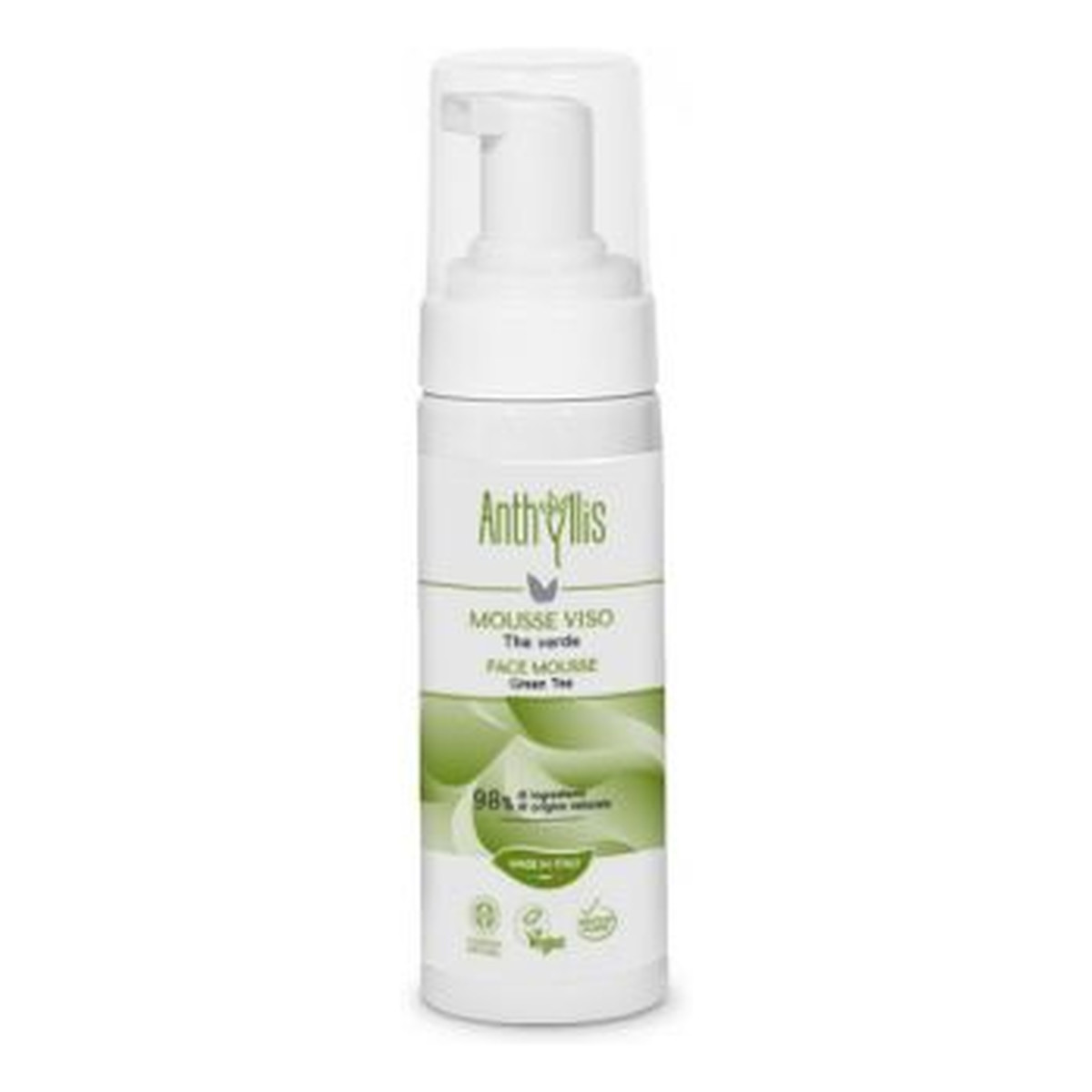Anthyllis Pianka oczyszczająca do mycia twarzy zielona herbata 150ml